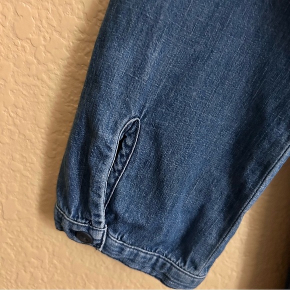 Gap Embroidered Denim Tunic Top - Picture 6 of 10